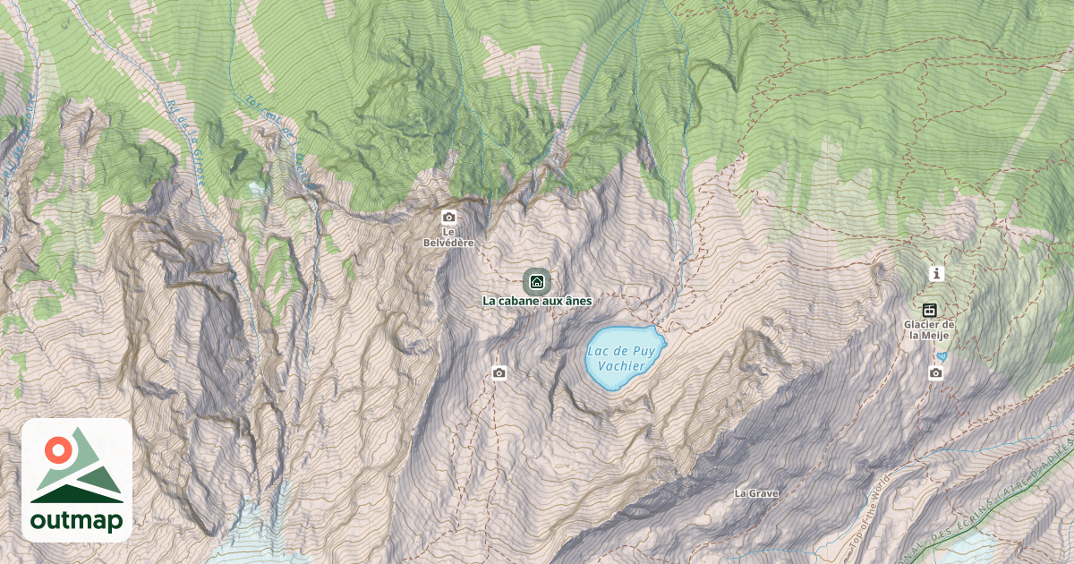 Map of La cabane aux ânes