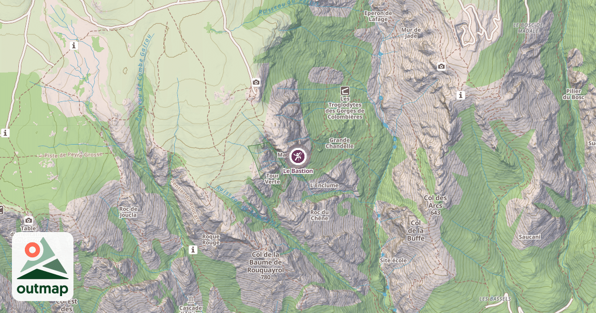 Map of Le Bastion