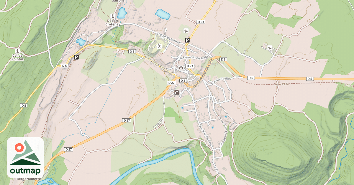 Map of Cabane du partage