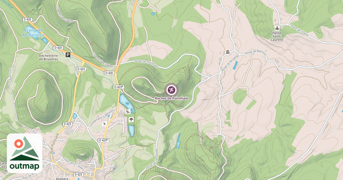 Map of Roches de Pointhaie