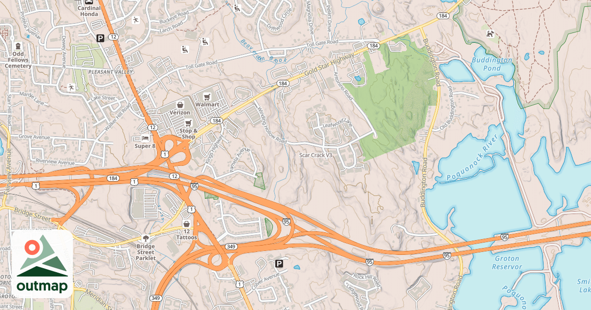 Map of Scar Crack