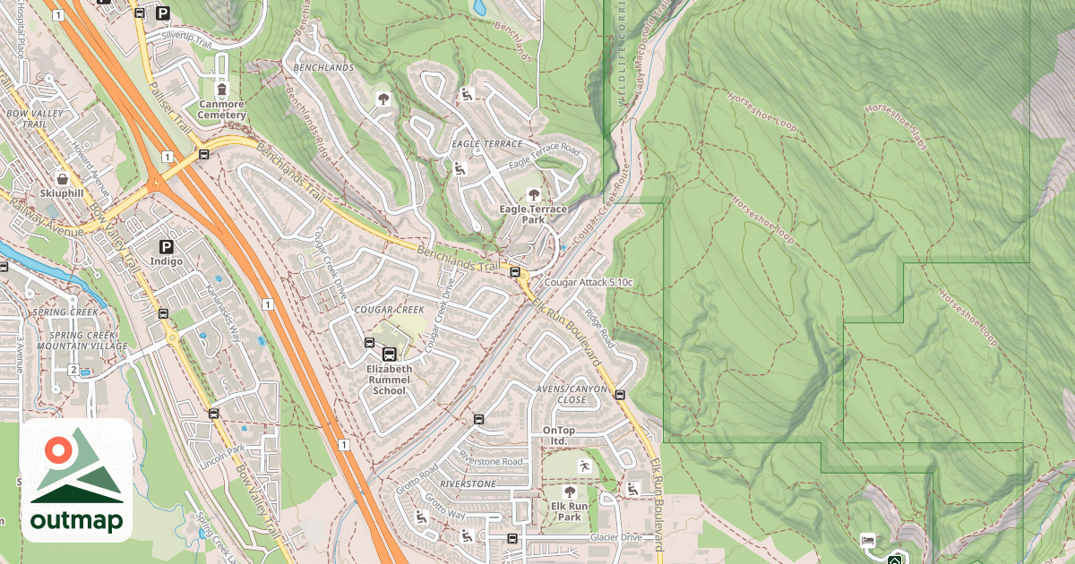 Map of Cougar Attack