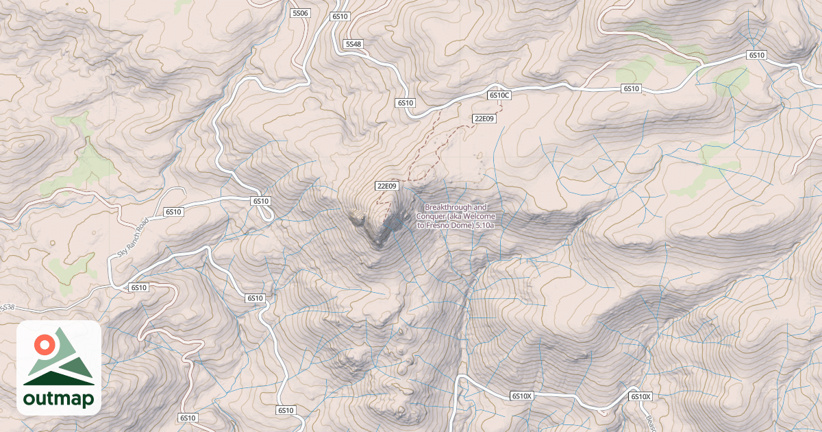 Map of Breakthrough and Conquer (aka Welcome to Fresno Dome)