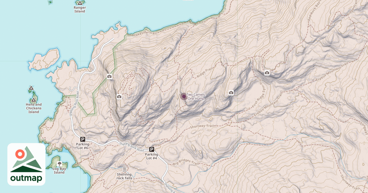 Map of Two Camels, One Hump