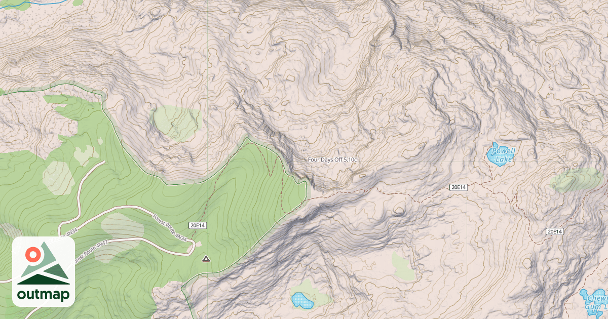 Map of Four Days Off