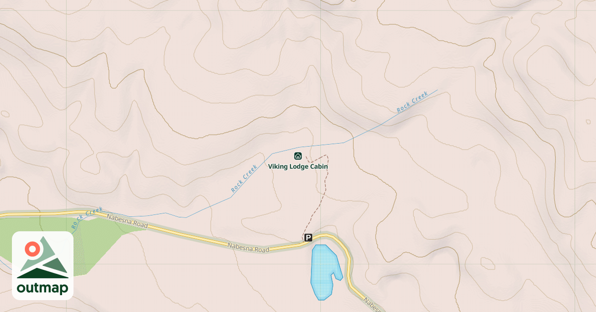 Map of Viking Lodge Cabin