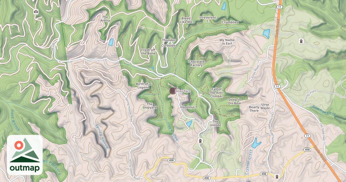 Map of Relay Race