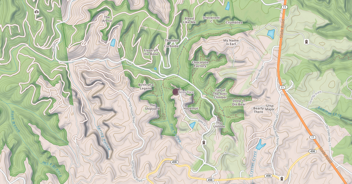 Map preview of Relay Race