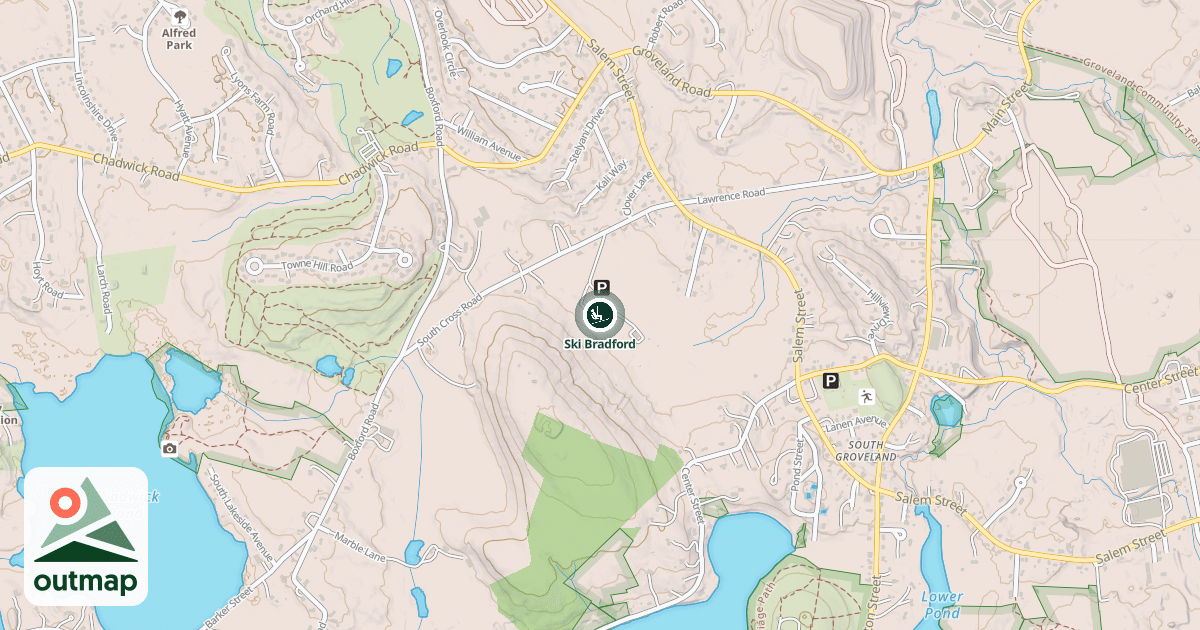 Map of Ski Bradford