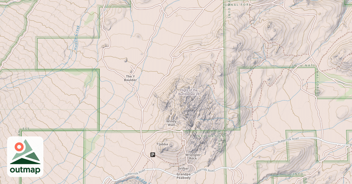Map of Flight of the Bumblebee