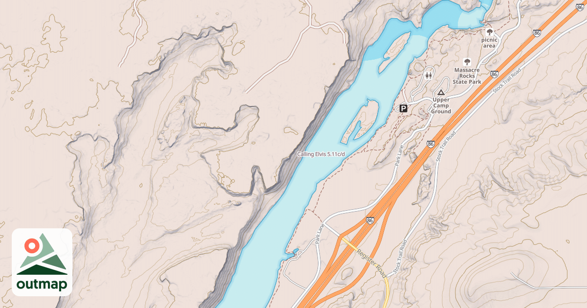 Map of Calling Elvis