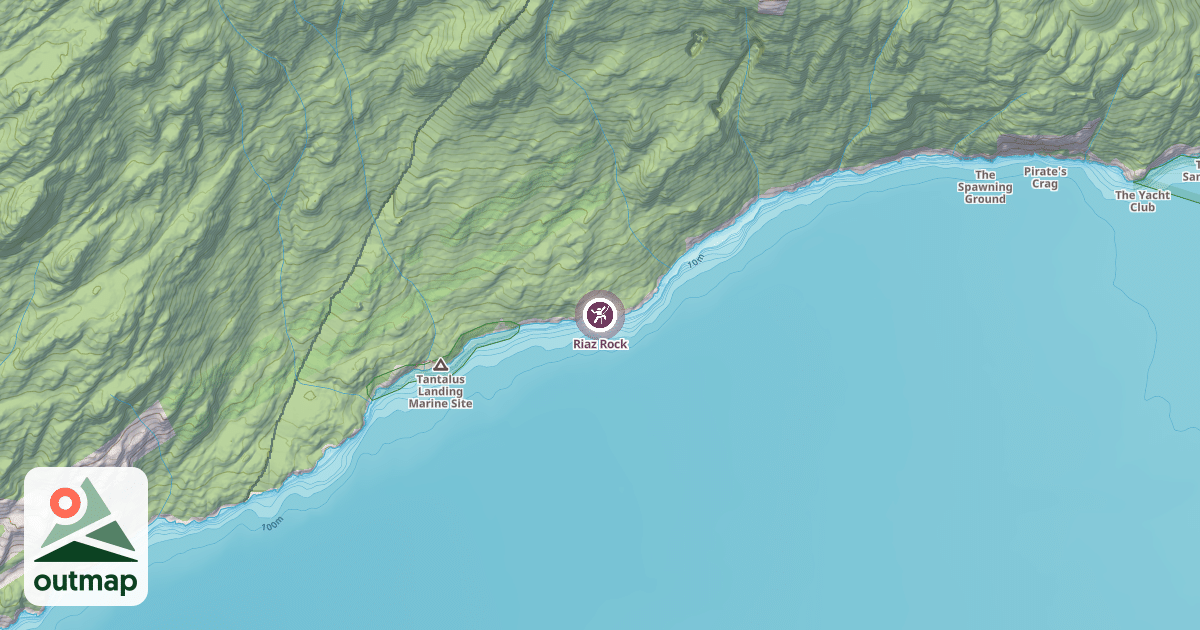 Map of Riaz Rock