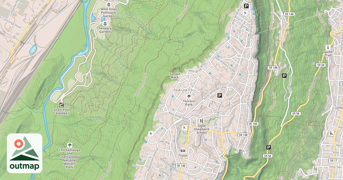Map of Fault Line