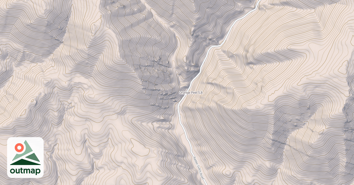 Map of Orange Peel