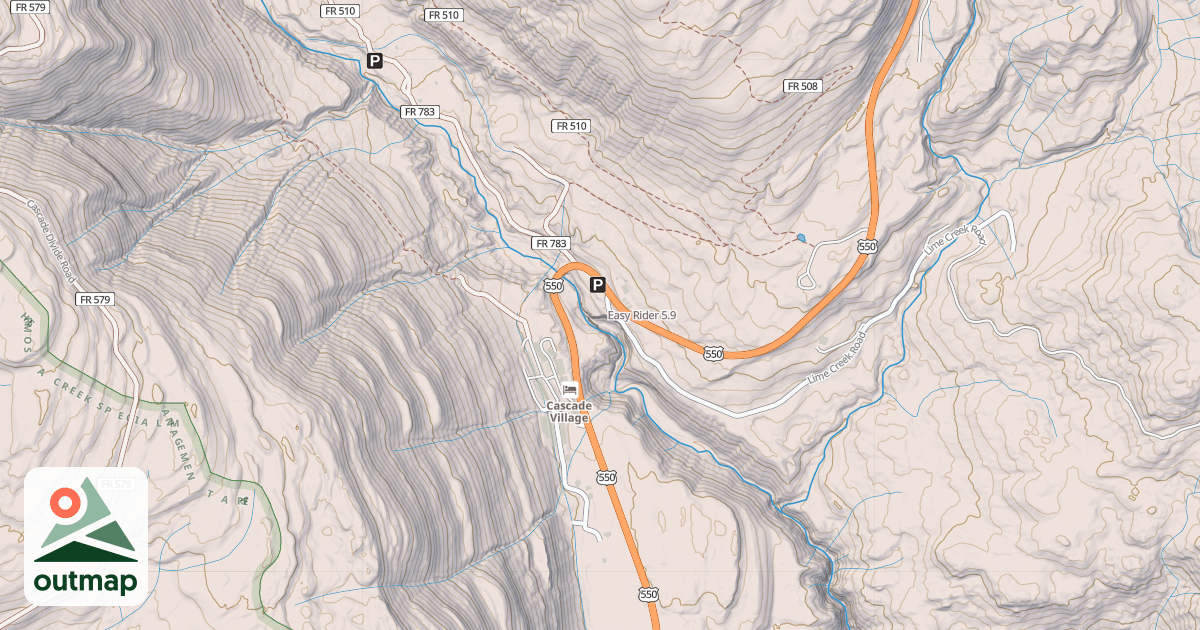 Map of Easy Rider