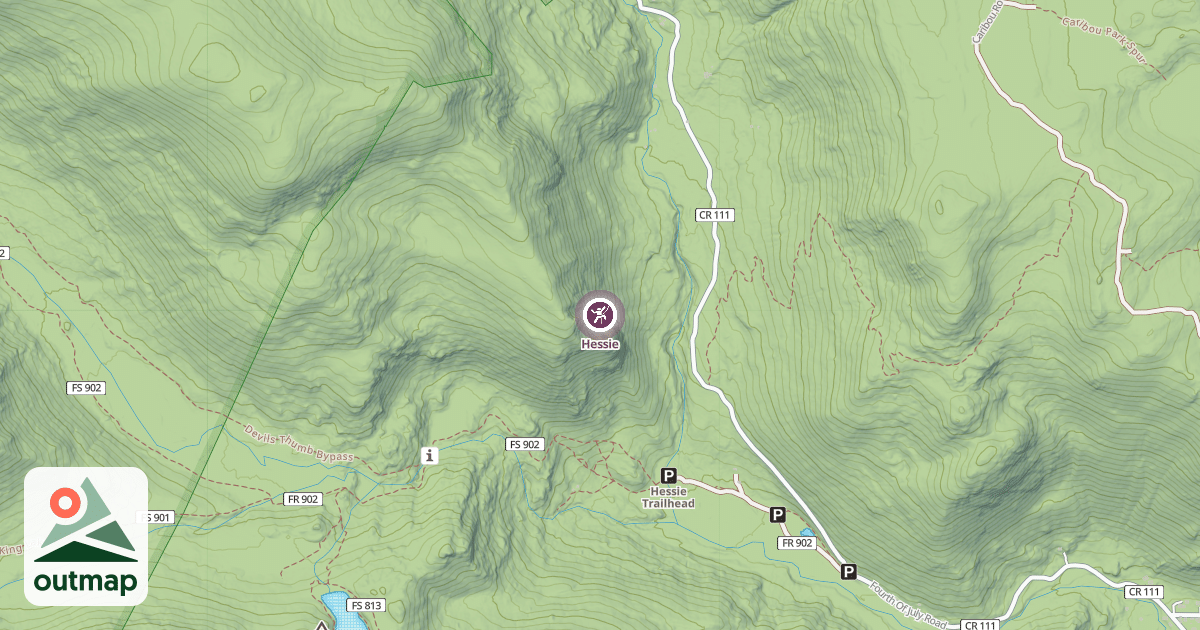 Map of Hessie