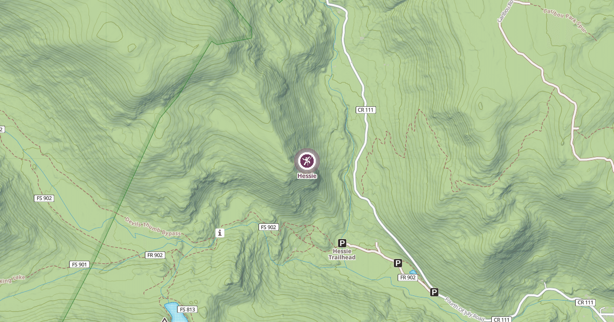 Map preview of Hessie
