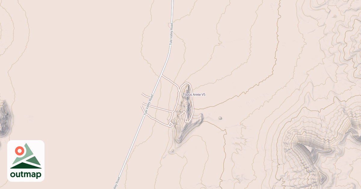 Map of Topus Arete