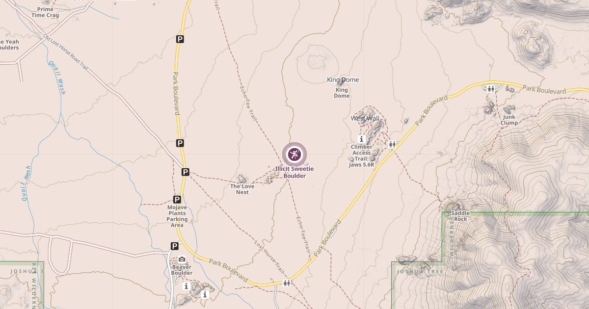 Map preview of Illicit Sweetie Boulder