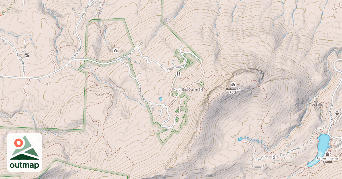 Map of North End Corner