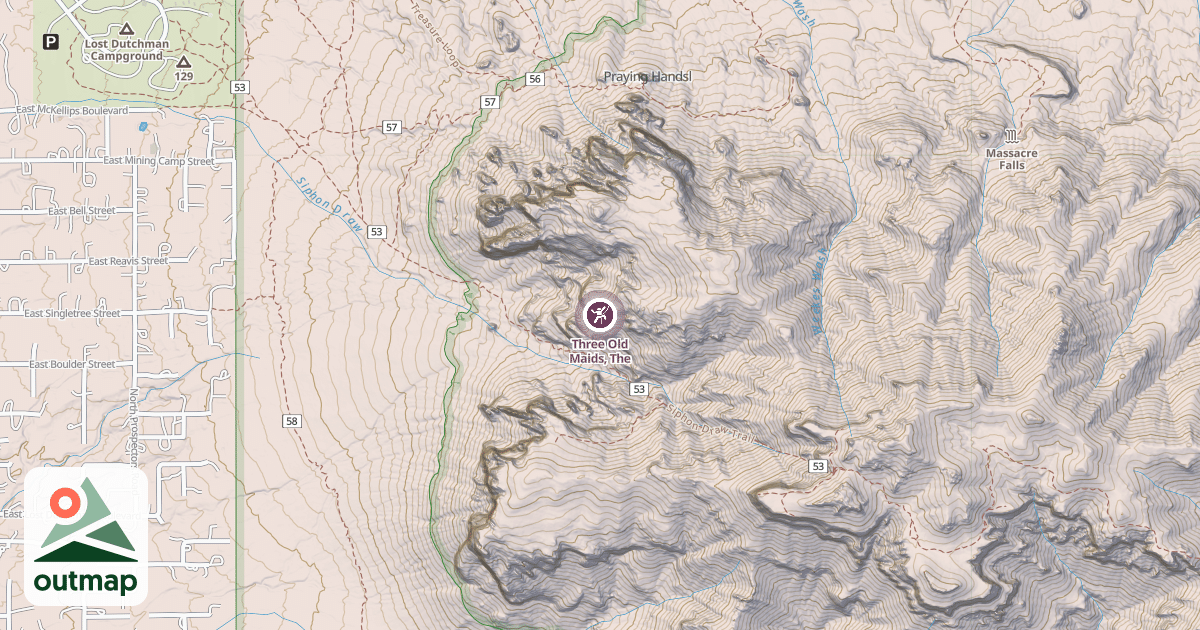 Map of Three Old Maids, The