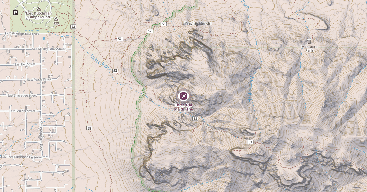 Map preview of Three Old Maids, The