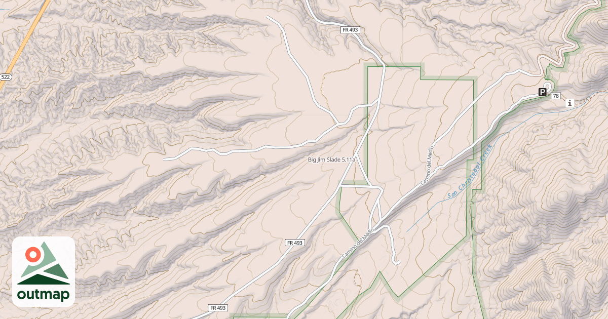 Map of Big Jim Slade