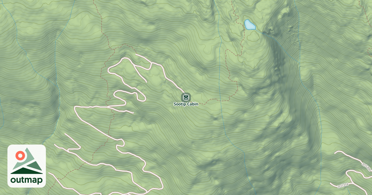 Map of Sootip Cabin