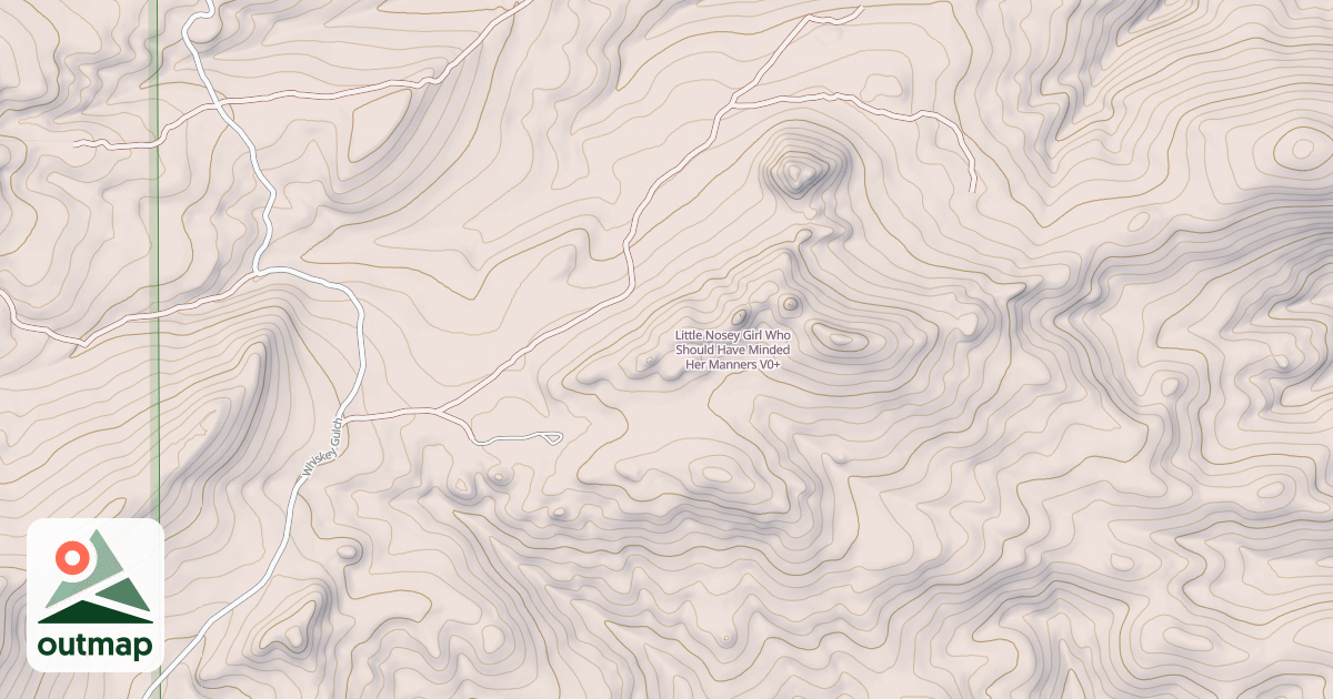 Map of Little Nosey Girl Who Should Have Minded Her Manners