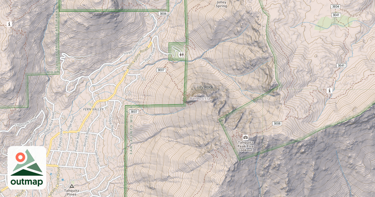 Map of Barney