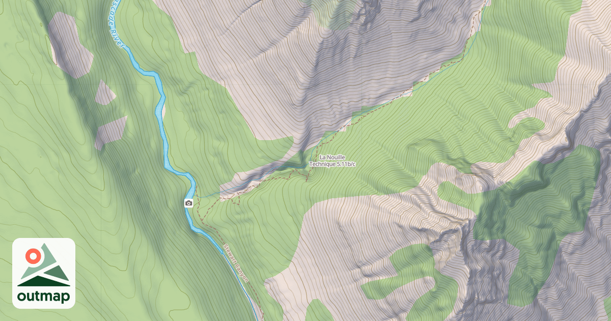Map of La Nouille Technique