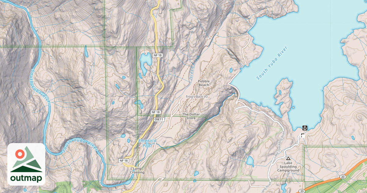 Map of Frog's Back