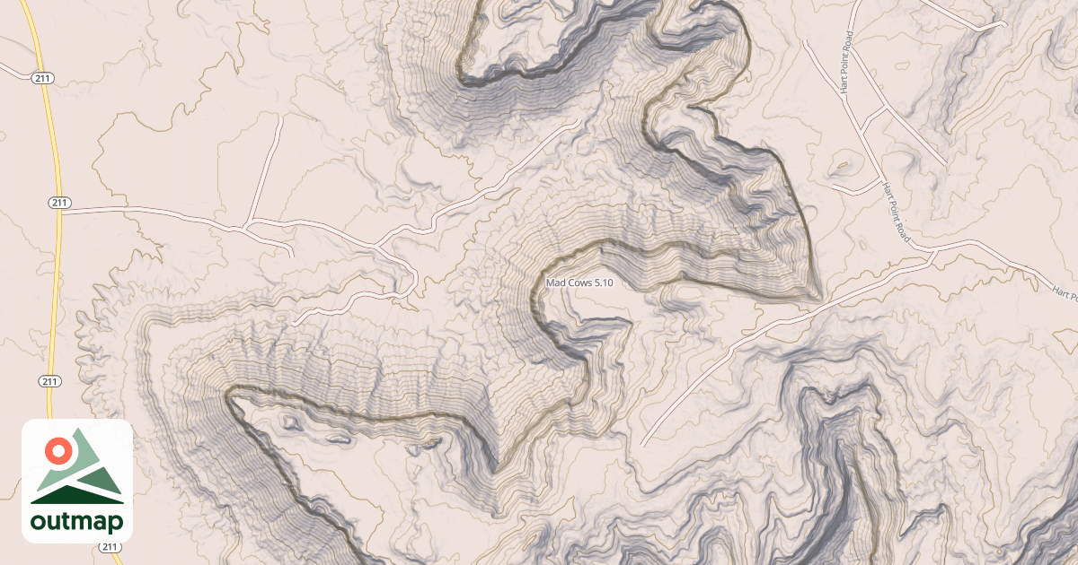 Map of Mad Cows