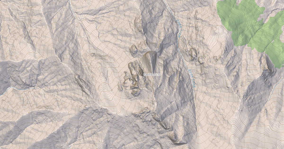 Map preview of East Face