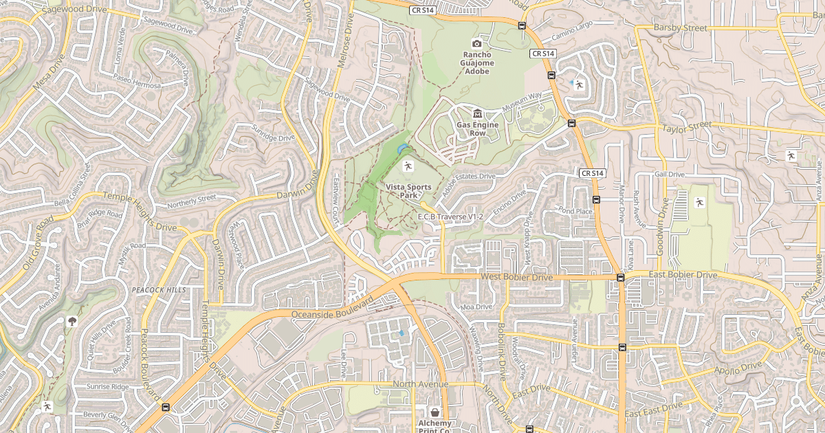 Map preview of E.C.B Traverse