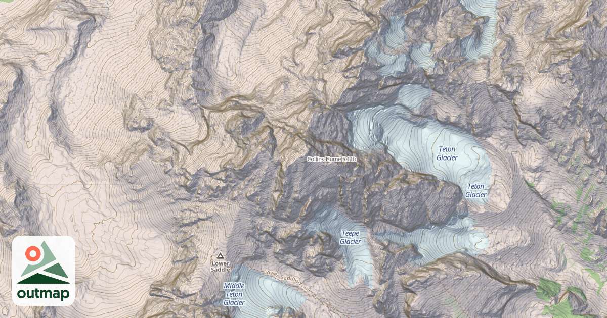 Map of Collins-Hume