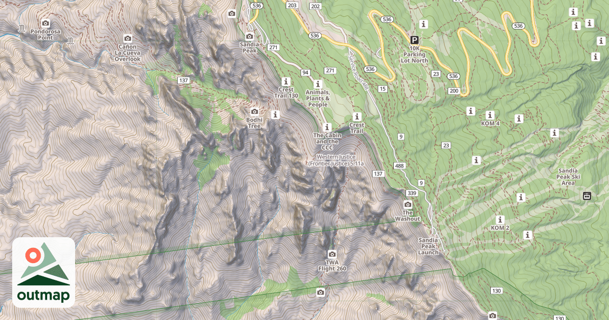 Map of Western Justice (Frontier Justice)