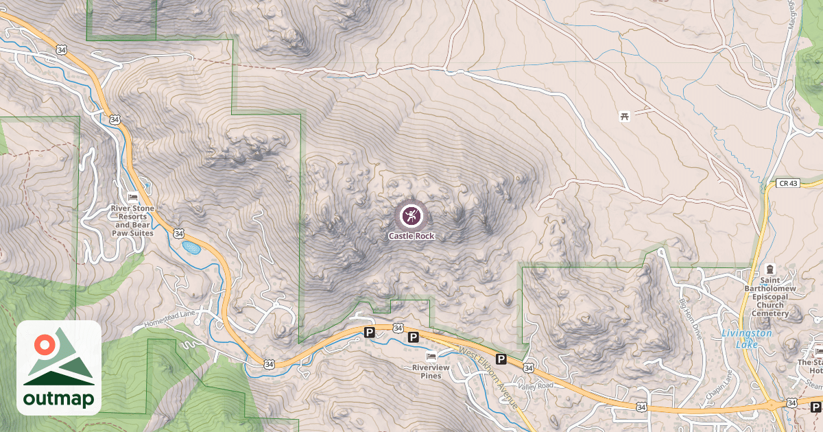 Map of Castle Rock