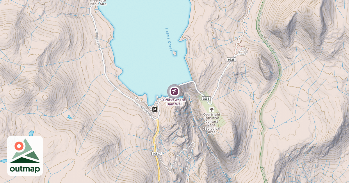Map of Cracks At The Dam Wall