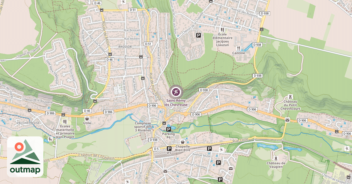 Map of Saint-Rémy lès Chevreuse
