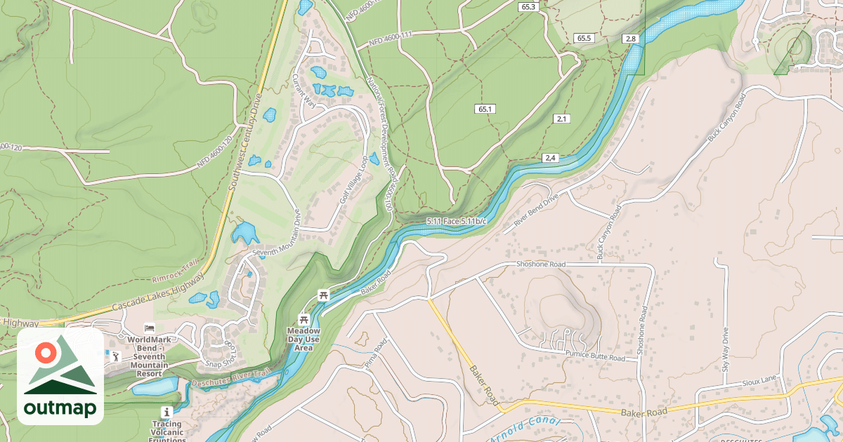 Map of 5.11 Face