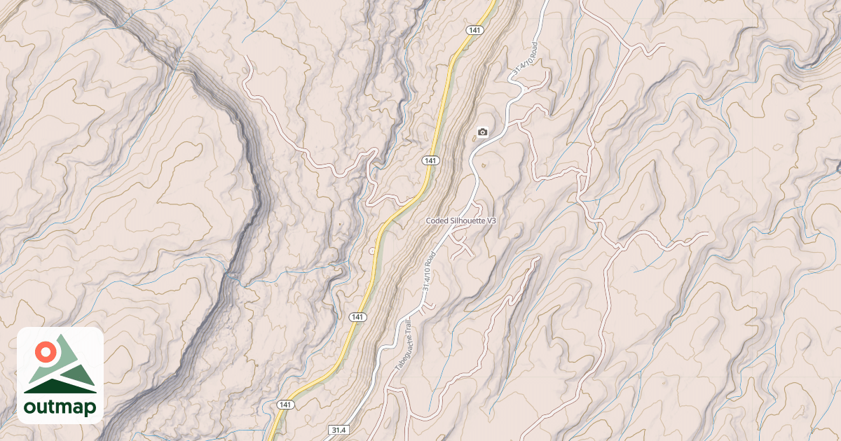 Map of Coded Silhouette