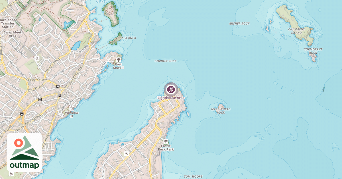 Map of Lighthouse Area