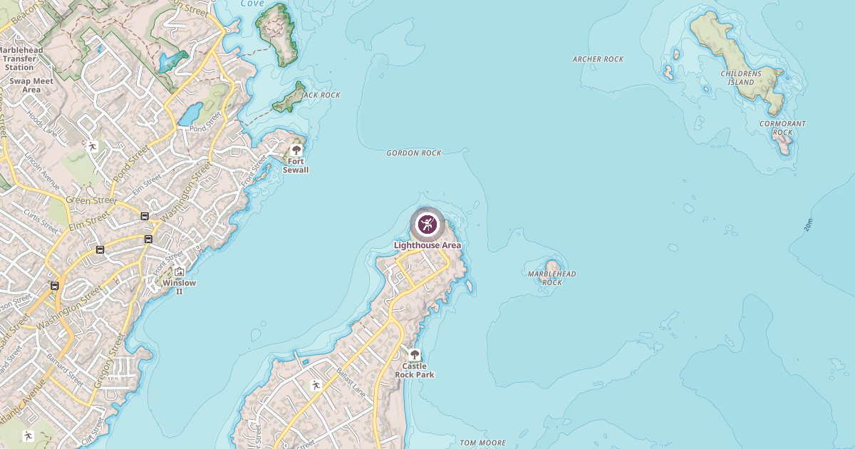 Map preview of Lighthouse Area