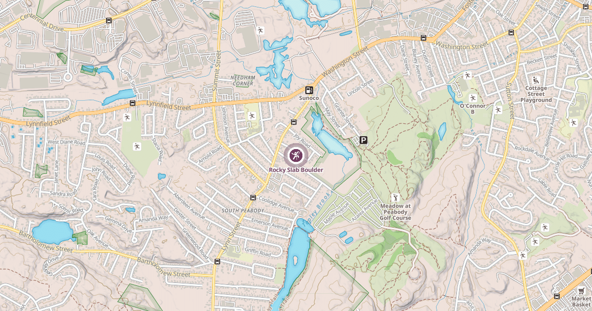 Map preview of Rocky Slab Boulder