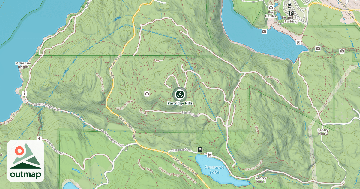 Map of Partridge Hills