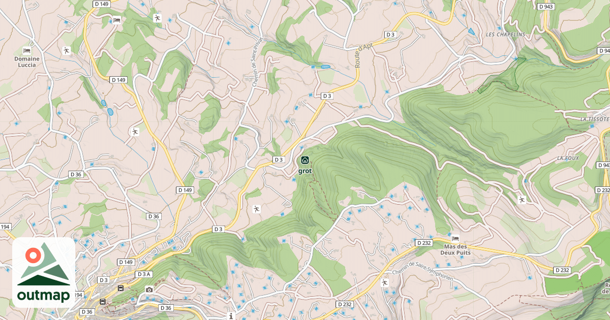 Map of grot