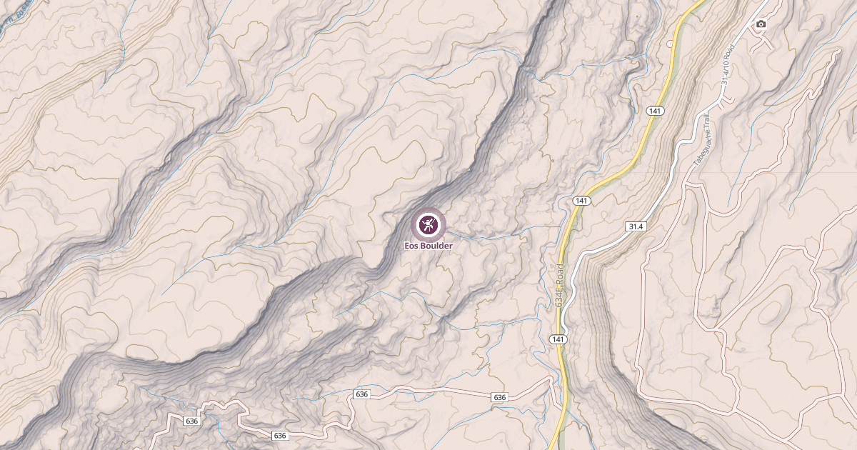 Map preview of Eos Boulder
