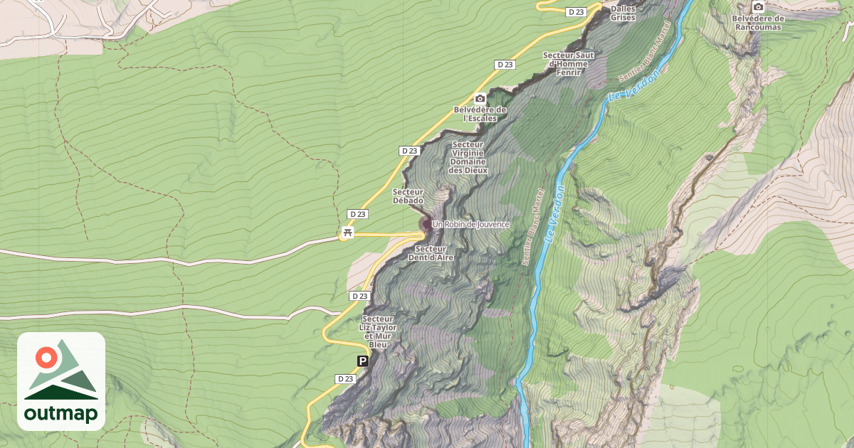 Map of Un Robin de Jouvence
