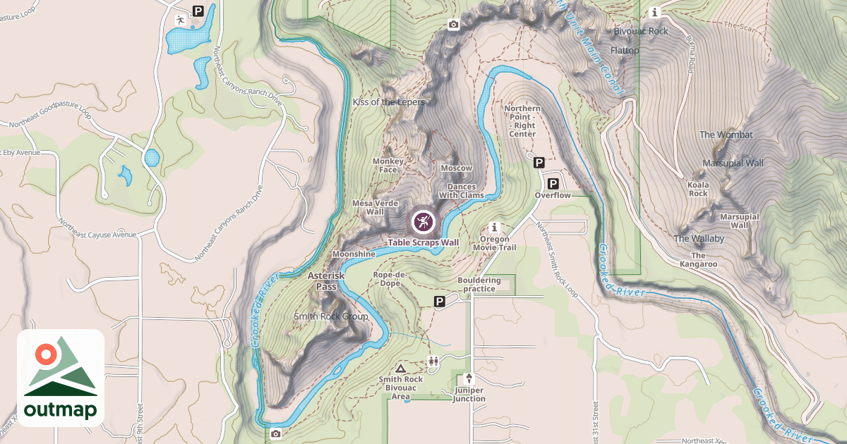 Map of Table Scraps Wall